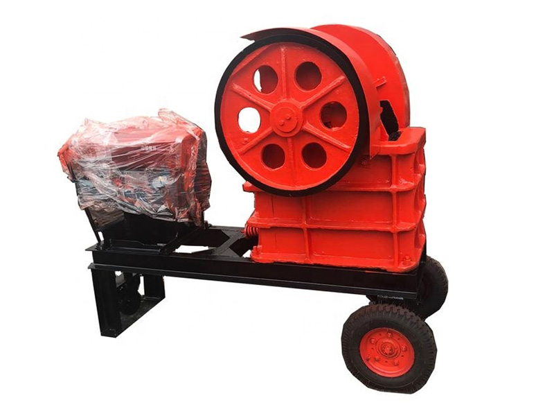 Mobile jaw crusher