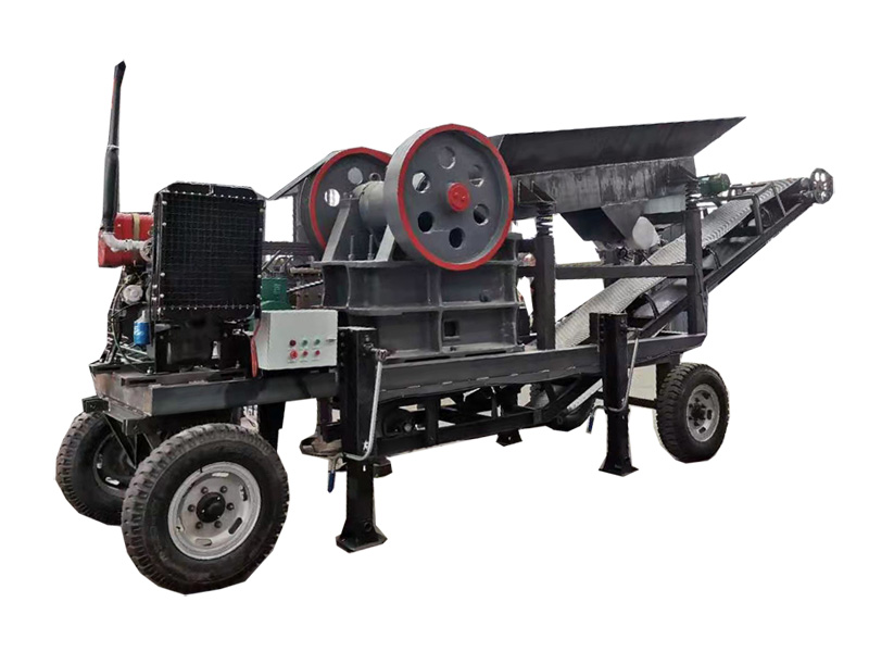 Stone jaw crusher production line